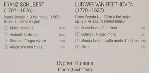 Schubert,Franz / Beethoven: PianoSonata D 960 / No.12, Teldec(4509-99690-2), D, 1995 - CD - 81153 - 7,50 Euro