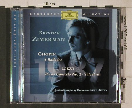 Zimerman,Krystian: Chopin & Liszt, D.Gr. (459 053-2), D, 1988 Typ: CD Best.-Nr.: 81245 Preis: 10,00 Euro