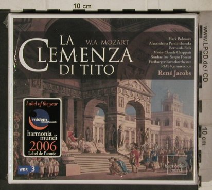 Mozart,Wolfgang Amadeus: La Clemenza di Tito, SACD, FS-New, Harmonia Mundi(801923.24), D, 2006 - 2CD - 81256 - 17,50 Euro
