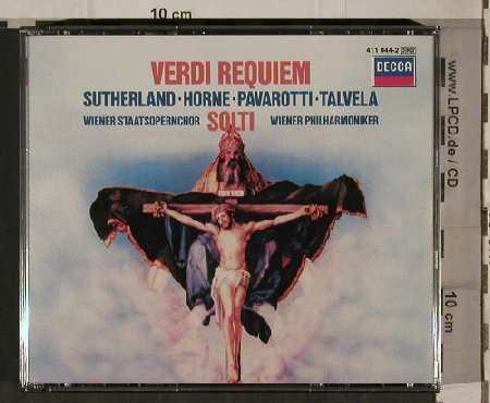 Verdi,Guiseppe: Requiem 68, Wiener Philh./Solti, Decca (411 944-2), D, 1984 Typ: 2CD Best.-Nr.: 81262 Preis: 10,00 Euro