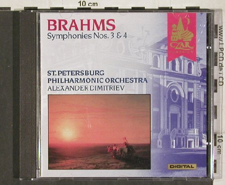 Brahms,Johannes: Symphonies Nos.3&4, CZAR (2605072), NL, 1993 Typ: CD Best.-Nr.: 81329 Preis: 5,00 Euro