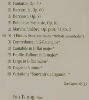 Chopin,Frederic: Fantaisie,Polonaise-Fant., Berceuse, Sony (SBK 53515), A/NL, 1994 Typ: CD Best.-Nr.: 81353 Preis: 7,50 Euro