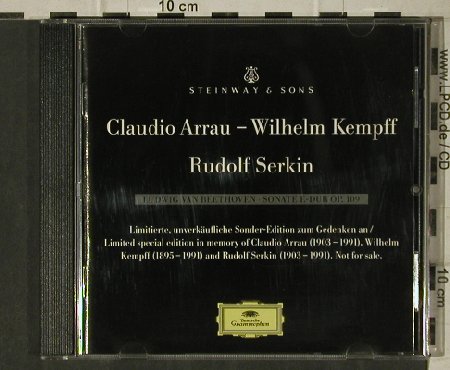 Beethoven,Ludwig van: Sonate e-dur op.109,Lim.Ed., D.Gr./Steinway(435 565-2), D, 1991 - CD - 81354 - 10,00 Euro