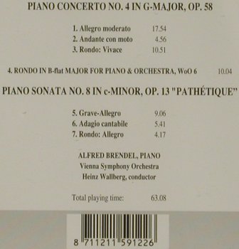 Beethoven,Ludwig van: Piano Concerto No. 4/Rondo f.Piano, Turnabout Vox (1159122), NL, 1994 Typ: CD Best.-Nr.: 81491 Preis: 10,00 Euro