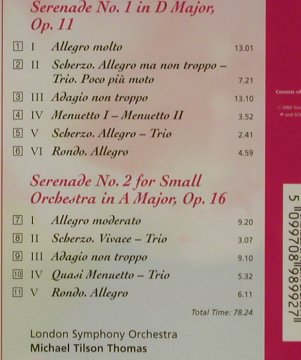 Brahms,Johannes: Serenades Nos. 1 & 2, Sony (SBK89899), , 2002 Typ: CD Best.-Nr.: 81492 Preis: 5,00 Euro