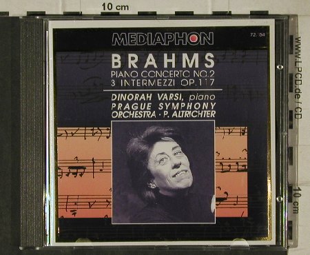 Brahms,Johannes: Piano Concerto No.2 op83/op.117, Mediaphon (MED 72.154), D, 1995 Typ: CD Best.-Nr.: 81499 Preis: 14,00 Euro