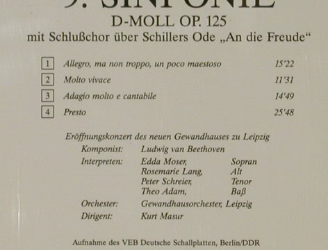 Beethoven,Ludwig van: Sinfonien Nr.9,d-moll op.125, Ars Vivendi (MRC 014), D Typ: CD Best.-Nr.: 81500 Preis: 7,50 Euro
