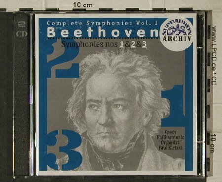 Beethoven,Ludwig van: Symphonies nos 1 & 2 & 3, Supraphon Archiv(SU 3451-2 012), CZ, 2000 - 2CD - 81509 - 7,50 Euro