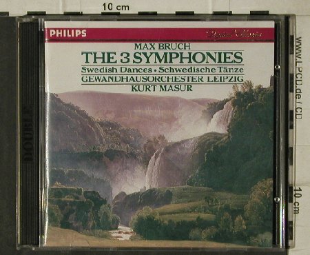 Bruch,Max: The 3 Symphonies, op.28,36,51, Philips (420 932-2), D, 1988 Typ: 2CD Best.-Nr.: 81511 Preis: 7,50 Euro