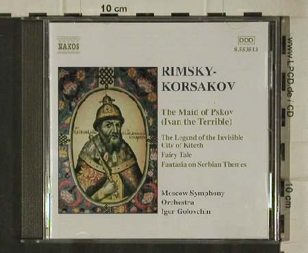 Rimsky-Korsakov,Nicolai: The Maid of Pskov, Naxos (8.553513), , 2000 Typ: CD Best.-Nr.: 81531 Preis: 5,00 Euro