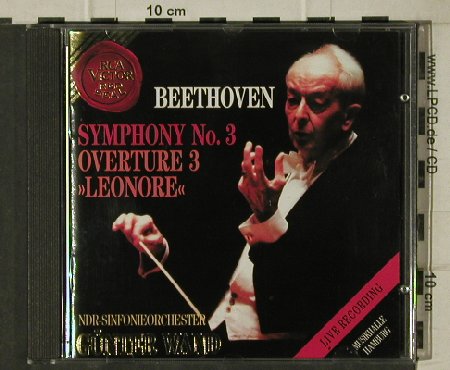 Beethoven,Ludwig van: Symphony No.3,Overture 3,op.75,72ab, BMG/NDR (RD 60755), D, 1991 Typ: CD Best.-Nr.: 81563 Preis: 7,50 Euro