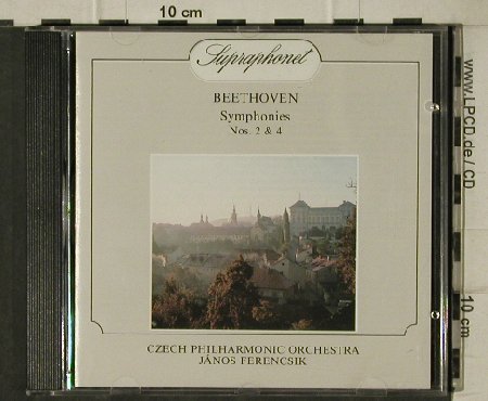 Beethoven,Ludwig van: Sinfonien Nr.4 & 2, Supraphonet (11 1104-2), CZ, 1989 Typ: CD Best.-Nr.: 81564 Preis: 6,00 Euro