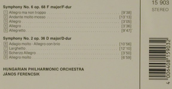 Beethoven,Ludwig van: Sinfonien Nr.6 & 2, Pastoral, Vol.3, LaserLight (15 903), D, 1988 Typ: CD Best.-Nr.: 81566 Preis: 5,00 Euro