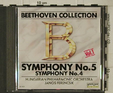 Beethoven,Ludwig van: Sinfonien Nr.5 & 4   Vol.1, LaserLight (15 901), D, 1988 Typ: CD Best.-Nr.: 81568 Preis: 5,00 Euro