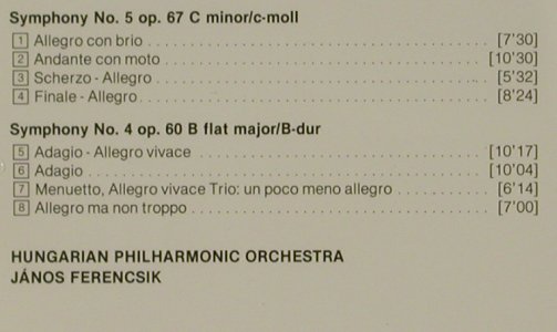 Beethoven,Ludwig van: Sinfonien Nr.5 & 4   Vol.1, LaserLight (15 901), D, 1988 Typ: CD Best.-Nr.: 81568 Preis: 5,00 Euro