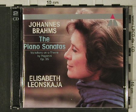 Brahms,Johannes: The Piano Sonatas,Var.Paganini,op35, Teldec (2292-46450-2), D, 1990 Typ: 2CD Best.-Nr.: 81610 Preis: 14,00 Euro