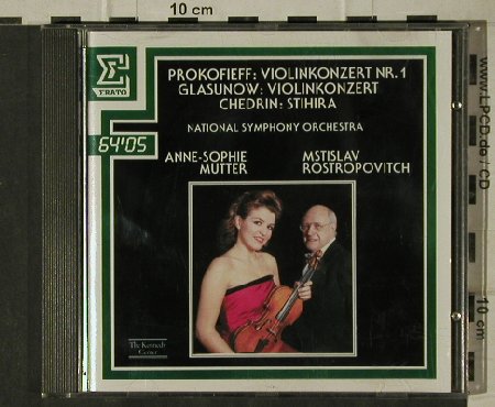 Prokofiev,Serge / Glasunow/Chedrin: Violinkonzert No.1...Stihira, Erato(ECD 75506), D, 1989 - CD - 81630 - 6,00 Euro