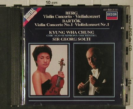 Berg,Alban / Bartók: Violin Concertos / Nr.1 op. Posth., Decca (411 804-2), D, 1984 Typ: CD Best.-Nr.: 81631 Preis: 7,50 Euro
