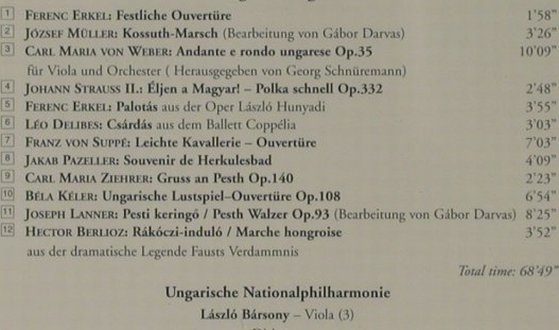 V.A.Lang lebe Ungarn-ljen a Magyar: Erkel,Jozef Müller...Berlioz, Hungaroton(HCD 41008), H, 2007 - CD - 81636 - 6,00 Euro