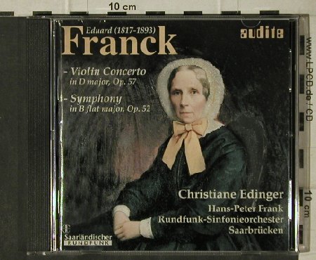 Franck,Eduard: Violin Concerto, op.57, Audite(20.034), D, 2000 - CD - 81649 - 7,50 Euro