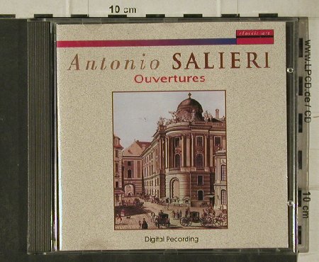 Salieri,Antonio: Ouvertures, Classic Art(CA 118), D, 1997 - CD - 81652 - 5,00 Euro