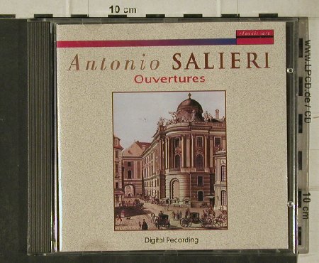 Salieri,Antonio: Ouvertures, Classic Art (CA 118), D, 1997 Typ: CD Best.-Nr.: 81652 Preis: 5,00 Euro