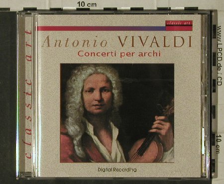 Vivaldi,Antonio: Concerti per archi, Classic art (CA 107), I, 1997 Typ: CD Best.-Nr.: 81663 Preis: 5,00 Euro