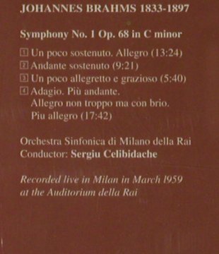 Brahms,Johannes: Symphony No.1-2, Variationen..Haydn, Noise (7001815/16-HOM), D (3 CD's), 1997 Typ: CD*2 Best.-Nr.: 81667 Preis: 7,50 Euro