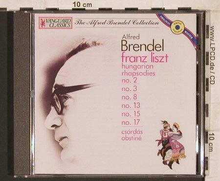Liszt,Franz: Hungarian Rhapsodies,2,3,8,13,15,17, Vanguard Classics(084024 71), NL, 1991 - CD - 81701 - 5,00 Euro
