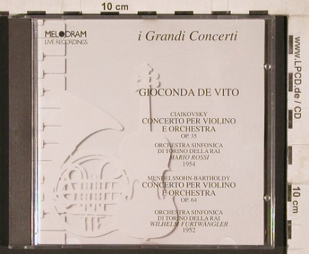 de Vito,Gioconda: i Grandi Concerti- Live rec., Melodram(CDM 18050), I, stoc, 1992 - CD - 81711 - 5,00 Euro