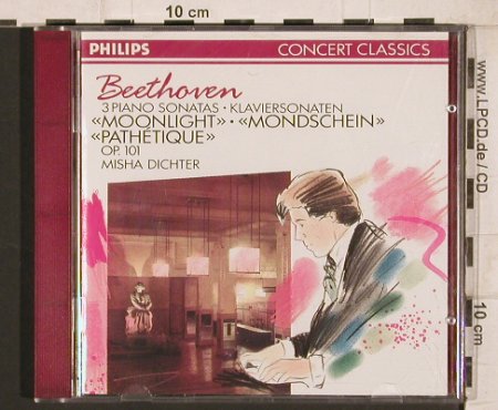 Beethoven,Ludwig van: 3 Piano Sonatas,op.27,13,101, Philips(422 475-2), D, 1976 - CD - 81726 - 5,00 Euro