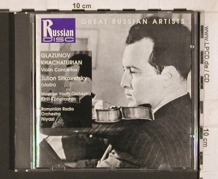 Glazunov,Alexander / Khachaturian: Violin Concerto in a minor, op.82, Rusian Disc(RD CD 15 009), US/CDN, 1994 - CD - 81728 - 10,00 Euro