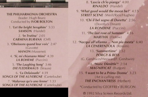 Garrett,Lesley: Prima Donna-Samson..Enchantress, Silva Scr.(SONGCD 907), UK, 1992 - CD - 81734 - 6,00 Euro