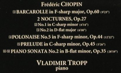 Chopin,Frederic: Barcarolle in f-sharp m,op.60,27,44, Denon (CO-18035), US, 1997 Typ: CD Best.-Nr.: 81761 Preis: 7,50 Euro