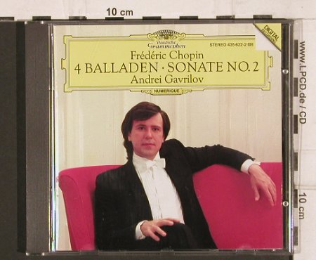 Chopin,Frederic: 4 Balladen - Sonate No.2, G.Gr. (435 622-2), D, 1992 Typ: CD Best.-Nr.: 81762 Preis: 9,00 Euro