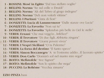 Pinza,Ezio: The Early Legendary Rec.(1923-1929), Vocal Archives (VA 1132), I, 1996 Typ: CD Best.-Nr.: 81766 Preis: 4,00 Euro