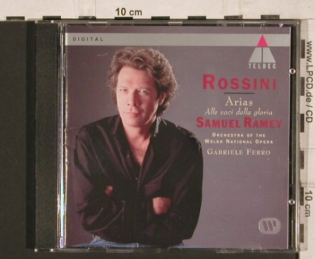 Rossini,Gioacchino: Arias-Alle voci della gloria, Teldec (9031-73242-2), D, 1991 Typ: CD Best.-Nr.: 81768 Preis: 5,00 Euro