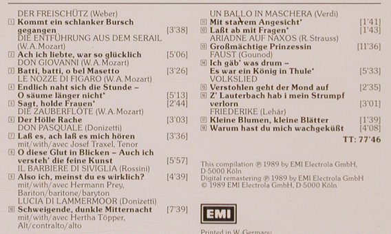 Köth,Erika: Portrait, EMI (CDM 7 63138 2), D, 1989 Typ: CD Best.-Nr.: 81775 Preis: 5,00 Euro