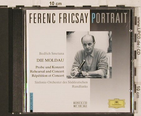 Fricsay,Ferenc: Portrait-Die Moldau-Probe u.Konzert, D.GR.,Bonus CD(445 411-2), D,Mono, 1994 - CD - 81779 - 5,00 Euro