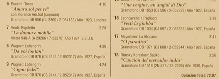 Fleta,Miguel: Opera - Arias y Duos, Atrium(ATR 001 CD), , 1992 - CD - 81794 - 12,50 Euro