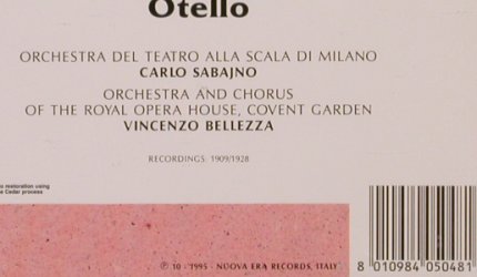 Zenatello,Giovanni: sings Otello - Great Voices, Cedar (PH 5048), I, 1995 Typ: CD Best.-Nr.: 81796 Preis: 10,00 Euro