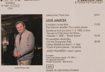 Janacek,Leos: On the Overgrown Path/In the Mist, Supraphon (10 1481-2), CZ Typ: CD Best.-Nr.: 81798 Preis: 12,50 Euro