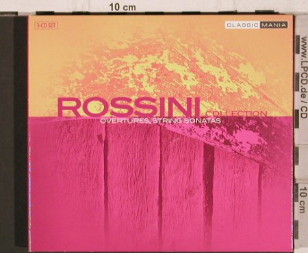 Rossini,Gioacchino: Overtures, String Sonatas, Digi, Classic Mania (93119), I Typ: 3CD Best.-Nr.: 81815 Preis: 9,00 Euro