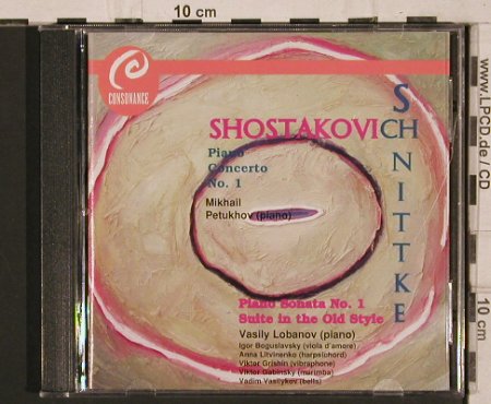 Shostakovich,Dimitri / Schnittke: Piano Concerto No.1/Sonata No.1, Consonance(81-0009), US/CDN, 1991 - CD - 81845 - 10,00 Euro