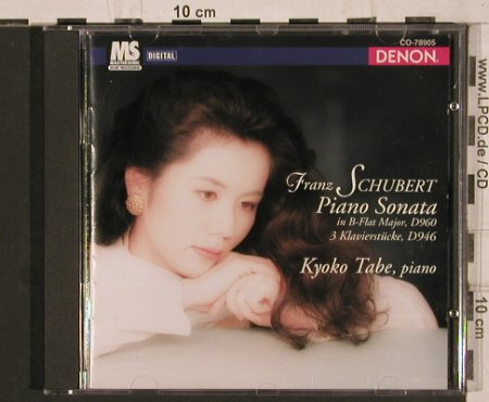 Schubert,Franz: Piano Sonata in B-Flatt,D960,D946, Denon (CO-78905), J, 1994 Typ: CD Best.-Nr.: 81852 Preis: 7,50 Euro