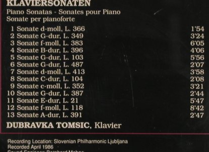 Scarlatti,Domenico: Klaviersonaten, Silver Classics(SC 011), EEC, 1989 - CD - 81856 - 7,50 Euro