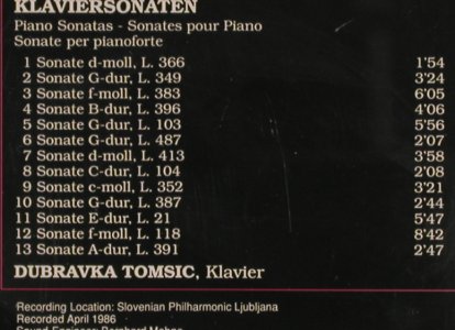 Scarlatti,Domenico: Klaviersonaten, Silver Classics (SC 011), EEC, 1989 Typ: CD Best.-Nr.: 81856 Preis: 7,50 Euro