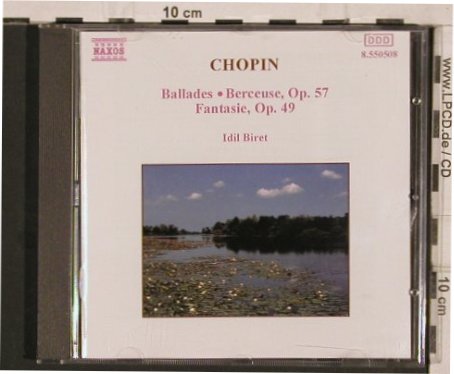 Chopin,Frederic: Ballades,Berceuse,op.57, op.49, Naxos (8.550508), D, 1992 Typ: CD Best.-Nr.: 81858 Preis: 5,00 Euro