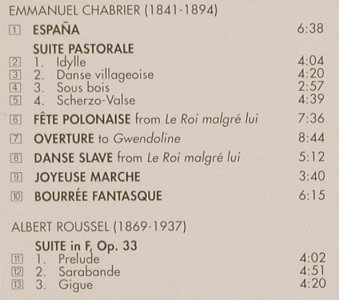 Chabrier,Emmanuel / Roussel: Espana / Suite in F, op.33, Mercury(434 303-2), US, 1991 - CD - 81868 - 7,50 Euro