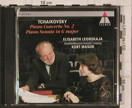 Tschaikovsky,Peter: Piano Concerto No.2/Sonata g major, Teldec(9031-72296-2), D, 1992 - CD - 81873 - 7,50 Euro